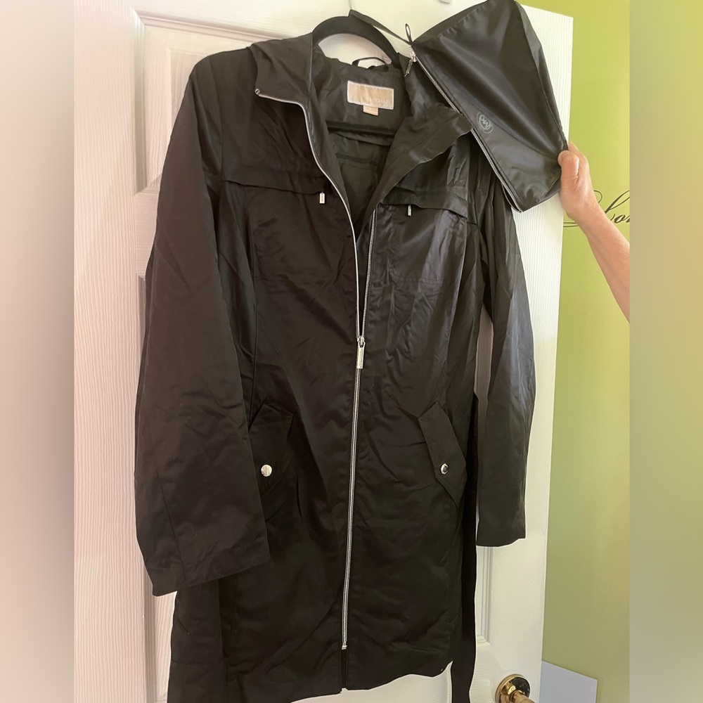 Michael Kors Women’s Black Packable Rain Jacket